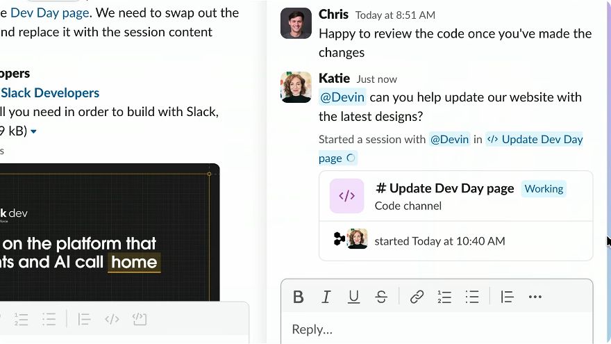 Slack Code: Bring the team and context together